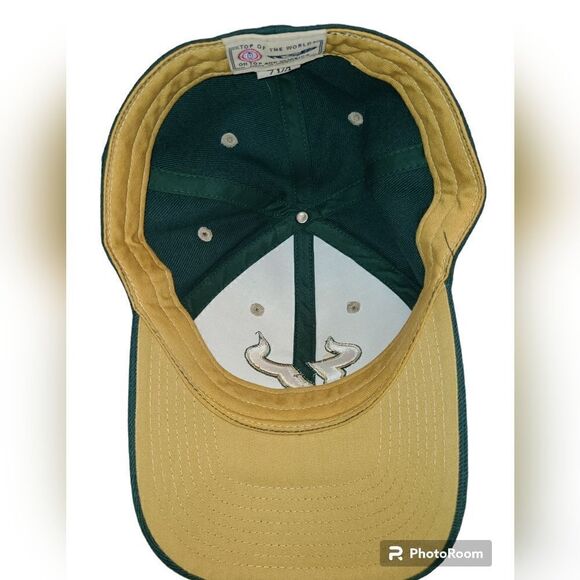 USF Bulls baseball Cap hat, dark green with embroidered logo - Picture 3 of 5